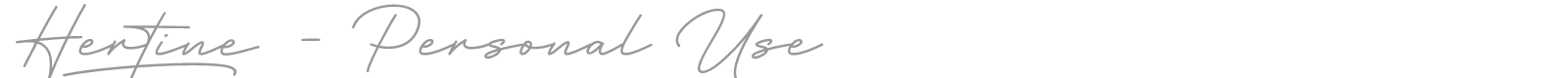 Hertine font preview